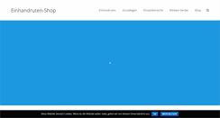 Desktop Screenshot of einhandruten-shop.de