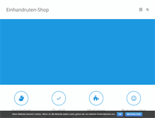 Tablet Screenshot of einhandruten-shop.de